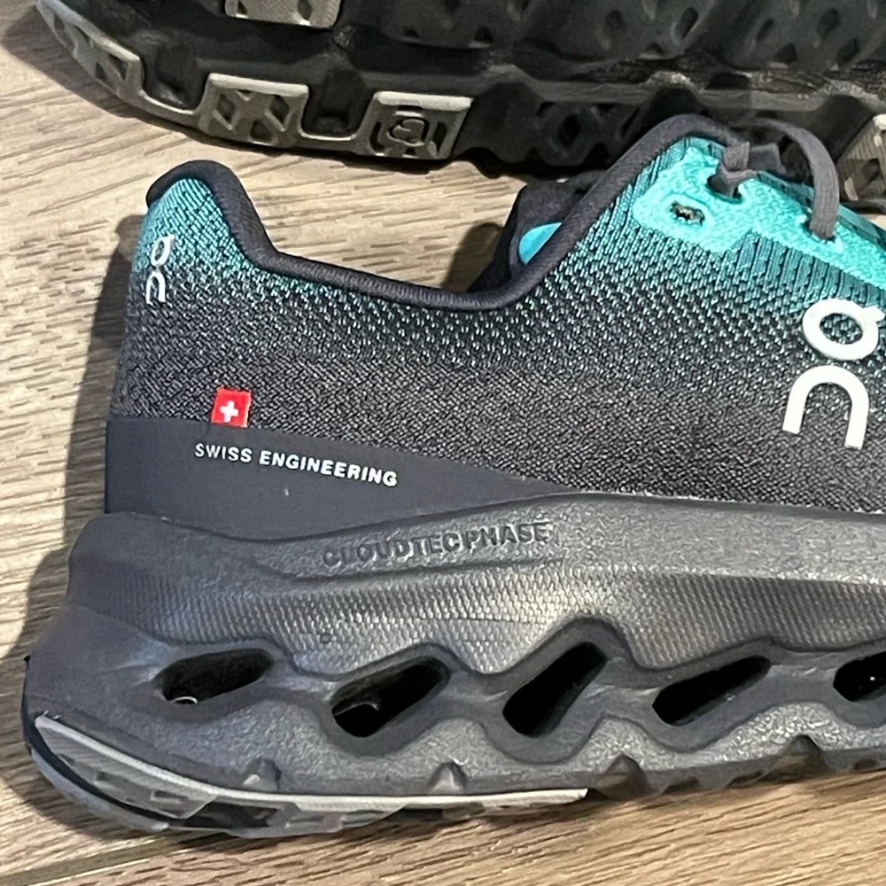 On Cloudtilt Men's Size 8.5 Casual Running Shoes in Aqua/Iron Athletic - Picture 6 of 13